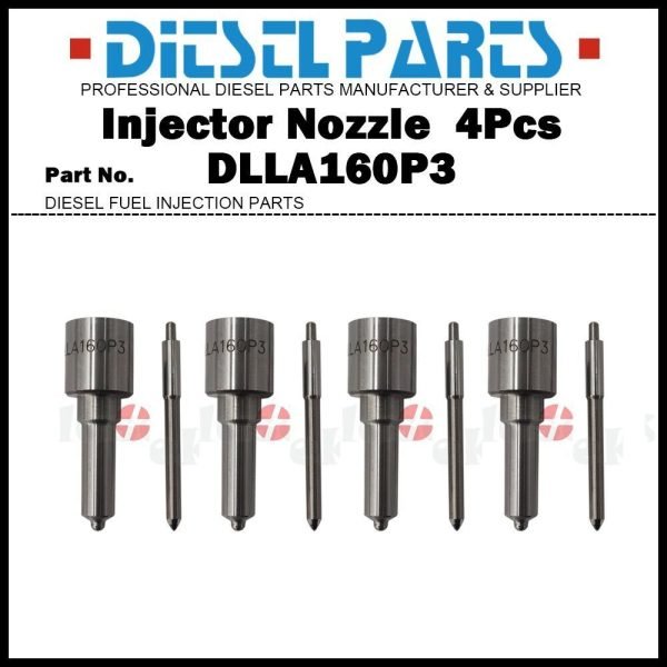 4Pcs Fuel Injector Nozzle 093400-5030 DLLA160P3 for Mitsubishi Canter 4D31 4D31T