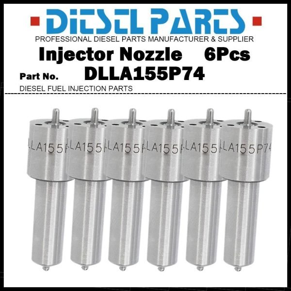 6x Fuel Injector Nozzle DLLA155P74 for CASE IH 5130 5140 Cummins 4BT 6BT 3914474