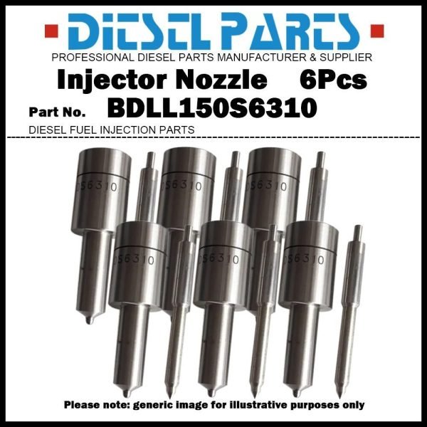 6x Fuel Injector Nozzle 0433271135 BDLL150S6310 for for LEYLAND 2100 4100 6/98NT