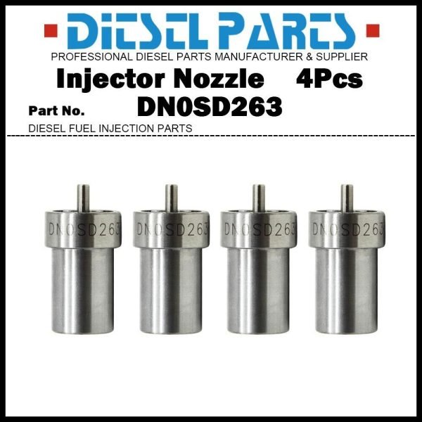 4Pcs Injector Nozzle DN0SD263 0434250125 for LAND ROVER RANGE ROVER I 2.4/2.5TD