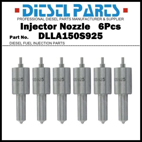 6x Injector Nozzle DLLA150S925 1966539C1 for CASE IH HURLIMANN SAME LAMBORGHINI