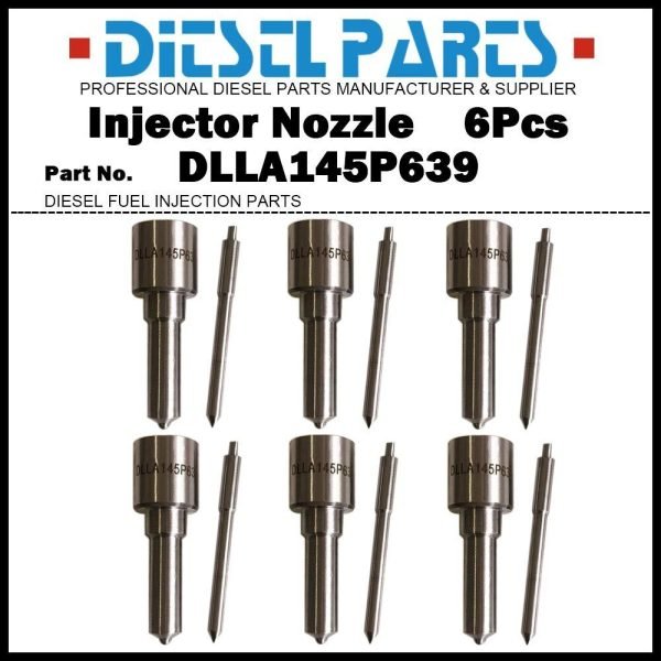 6x Injector Nozzle DLLA145P639 for TOYOTA LAND CRUISER 4.2TD 1HD-FT 093500-6010