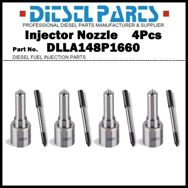 4x Injector Nozzle DLLA148P1660 for 0445110327 Saab 9-5 Opel Astra J Combo 2.0D