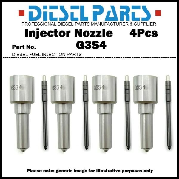 4Pcs Injector Nozzle G3S4 for Mitsubishi ASX Lancer 1.8D Outlander 2.2D 1465A323