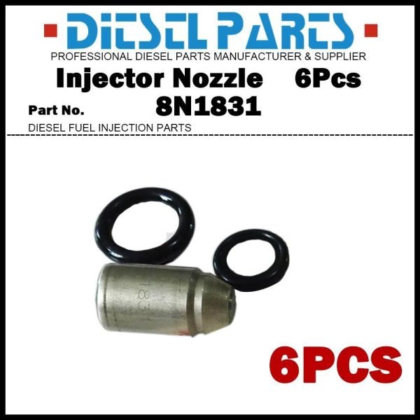 6Pcs Fuel Injector Nozzle 8N1831 7N5005 1S2080 for Caterpillar D353C D353D D353E