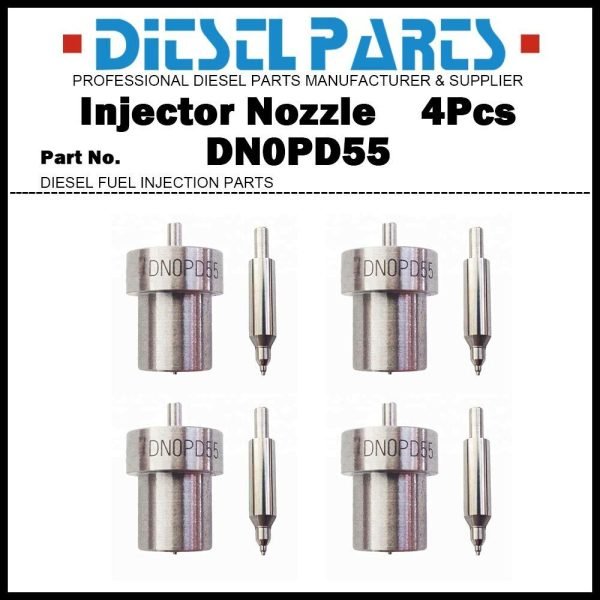 4Pcs Injector Nozzle DN0PD55 for Kubota D905 D1005 D1105 V1205 V1305 V1505 D1302