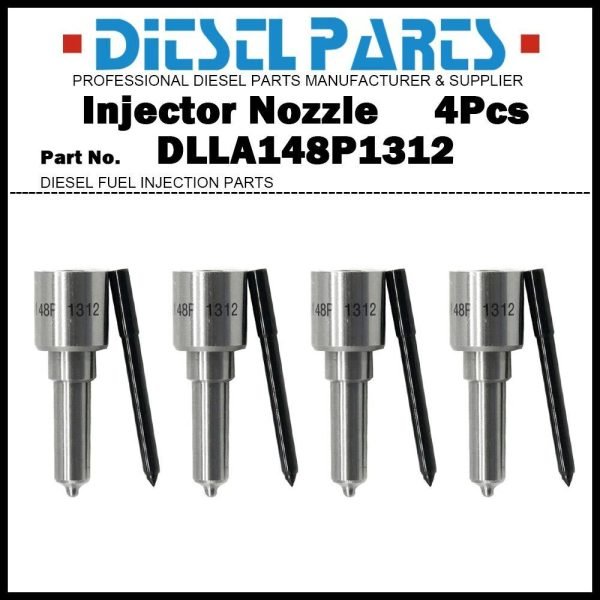 4Pcs Injector Nozzle DLLA148P1312 for ?Nissan Patrol ZD30 16600-MA70A 0445110168