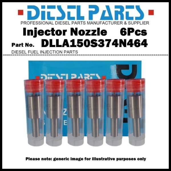 6Pcs Fuel Injector Nozzle 105015-4640 DLLA150S374N464 for HINO 700 Profia EK100