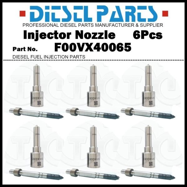 6x Injector Nozzle F00VX40065 for Audi A4 A6 S4 S6 3.0TDI 059130277CC 0445116040