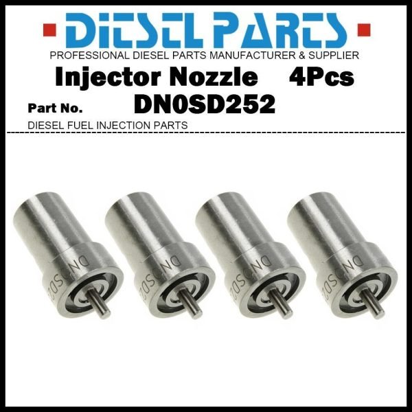 4x Fuel Injector Nozzle DN0SD252 for FORD MAVERICK 2.7 Peugeot 406 605 806 2.1D