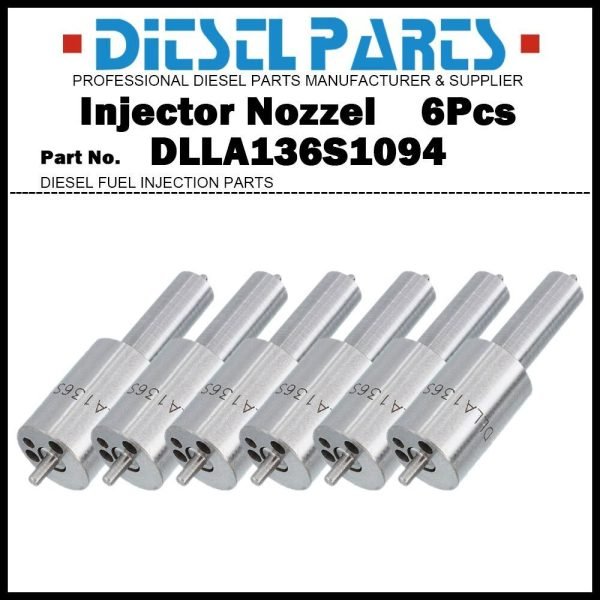 6Pcs Fuel Injector Nozzle DLLA136S1094 0433271499 for Mercedes Setra O405 OM447