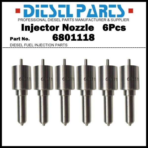 6Pcs Fuel Injector Nozzle 6801118 J919322 for CASE 5120 5140 5150 5220 5230 5240