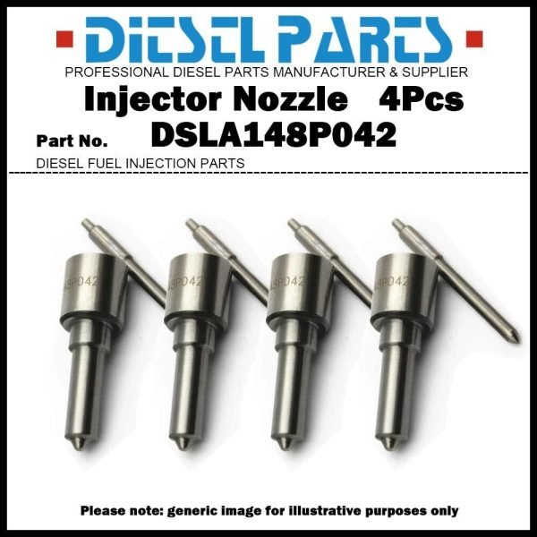 4Pcs Diesel Fuel Injector Nozzle Tips F019123042 DSLA148P042 for JMC FOTON 4JB1