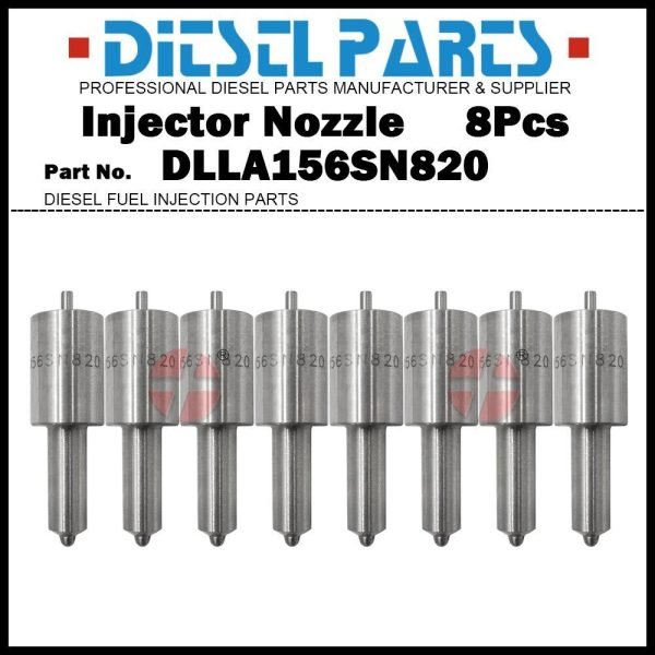8Pcs Fuel Injector Nozzle DLLA156SN820 for ISUZU C/E Series Truck 8PC1 8PD1 8PE1