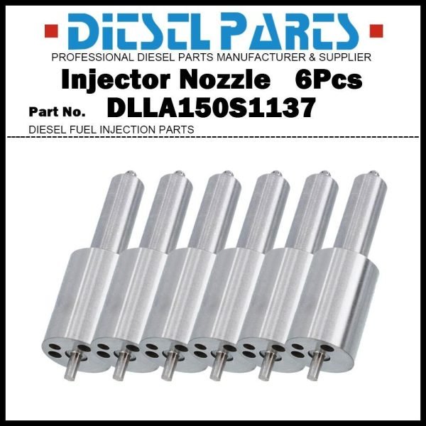 6Pcs Injector Nozzle DLLA150S1137 0433271714 for IVECO Eurostar Turbostar 17.2D
