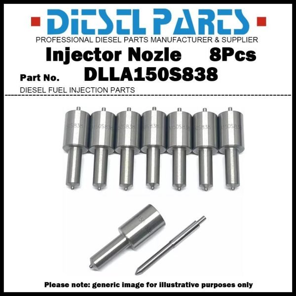 8x Fuel Injector Nozzle Tip 0433271837 DLLA150S838/ 303739 for Scania 142/143 V8