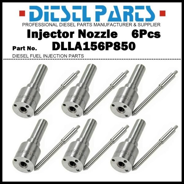 6x Diesel Fuel Injector Nozzle Tips DLLA156P850 for Mercedes Benz OM906LA