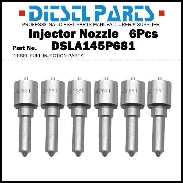 6Pcs Fuel Injector Nozzle DSLA145P681 for VW 17.210 23.210 6BTAA 5.9D 0432133837