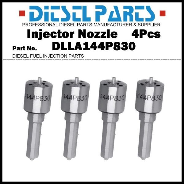 4 Fuel Injector Nozzle DLLA144P830 for TOYOTA Forklift 2Z 13Z 14Z 23620-78701-71