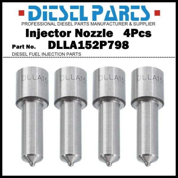 4x Fuel Injector Nozzle DLLA152P798 for ISUZU NPR NQR NRR 4JH1 4HK1 095000-5011
