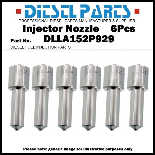 6Pcs Injector Nozzle DLLA152P929 for ISUZU C/E Series GIGA 6WG1 15.7D 1153004364
