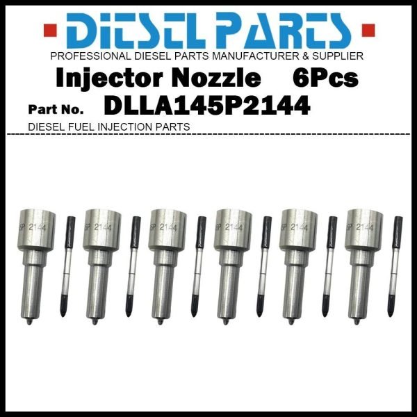 6x Fuel Injector Nozzle DLLA145P2144 for 2013-2018 DODGE RAM 3500 4500 5500 6.7L