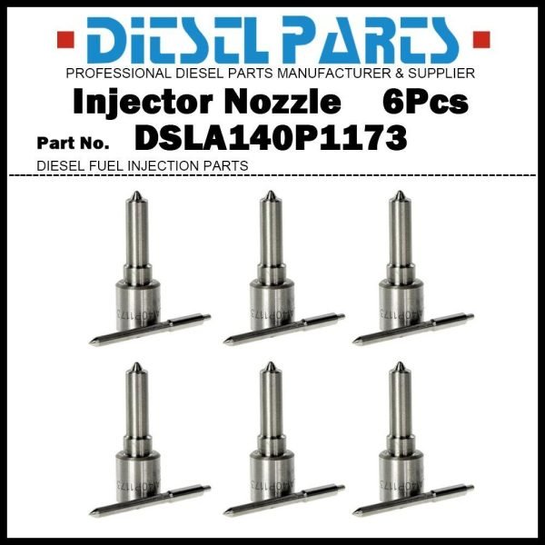 6x Fuel Injector Nozzle DSLA140P1173 for Perkins 1106C-E60TA 2645F027 0432133788