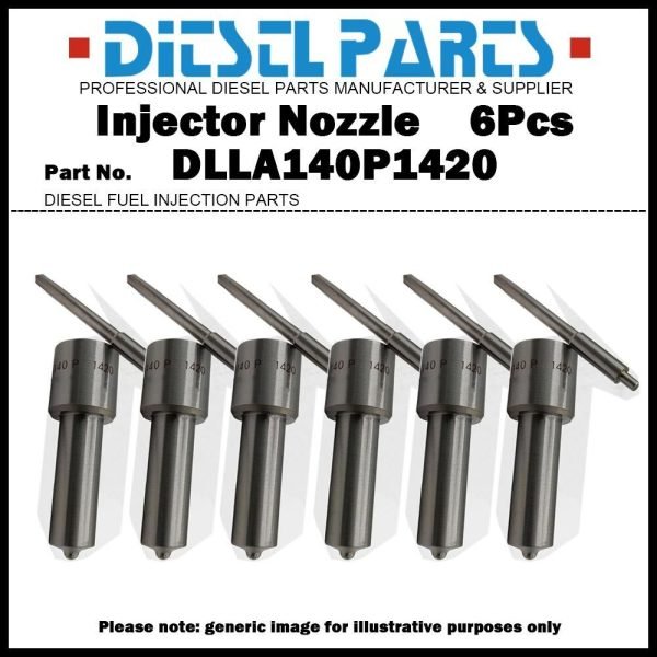 6x Fuel Injector Nozzle DLLA140P1420 0433171881 7366B420M for MACK ?GRANITE ?E7