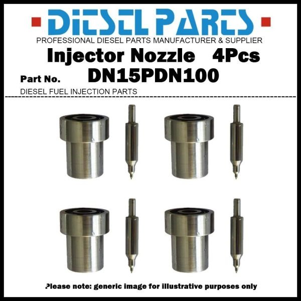 4Pcs Injector Nozzle 105007-1000 DN15PDN100 for Mitsubishi Pajero L300 4D56 4D55