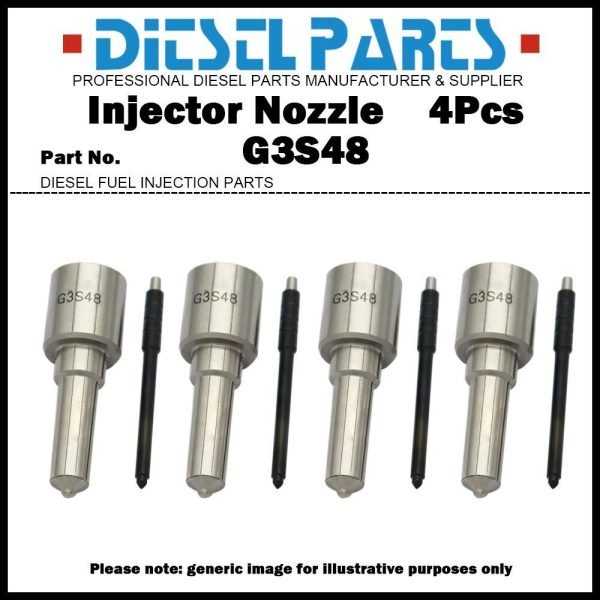 4Pcs Fuel Injector Nozzle Tips G3S48 for ISUZU 4JH1 295050-0933 8-98178247-3