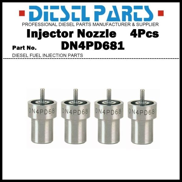 4x Fuel Injector Nozzle DN4PD681 for TOYOTA Hiace Hilux Dyna 4Runner 3.0D 5L 5LE