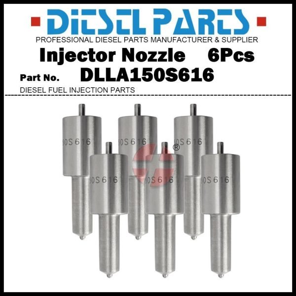 6Pcs Fuel Injector Nozzle Tips DLLA150S616 0433271299 5621883 for SCANIA DS11