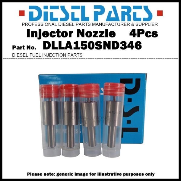 4x Injector Nozzle 093400-3460 DLLA150SND346 for HINO 300 TOYOTA DYNA W04D 4.0D