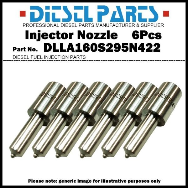 6x Injector Nozzle 105015-4220 DLLA160S295N422 for MITSUBISHI Fuso FK 6D14 6D15