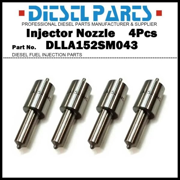 4x Fuel Injector Nozzle DLLA152SM043 105025-0430 for HINO 700 Profia F20C F20CE