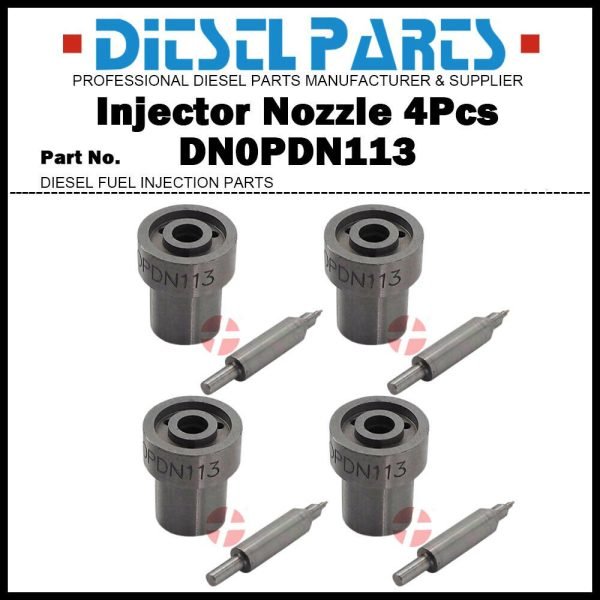 4 Injector Nozzle 105007-1130 DN0PDN113 for Nissan SD23 SD25 TD23 TD25 TD27 TD42