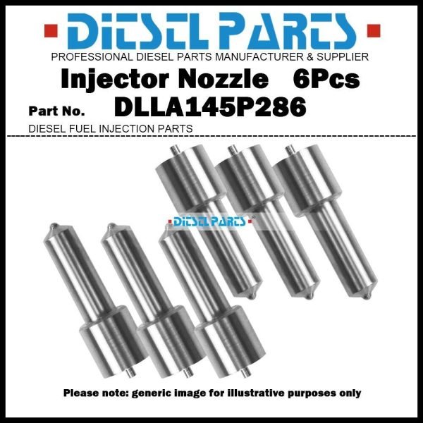 6x Fuel Injector Nozzle 477506 DLLA145P286 11032785 for VOLVO EC280 L120B L120D