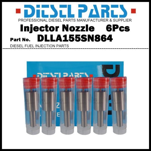 6Pcs Fuel Injector Nozzle DLLA155SN864 105015-8640 for ISUZU GIGA Forward 6SD1