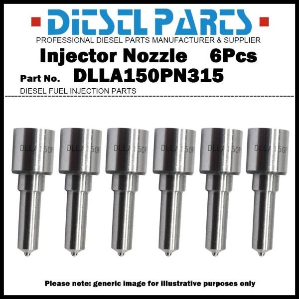 6x Injector Nozzle DLLA150PN315 105017-3150 for Caterpillar 320C 320D S6K S6K-T