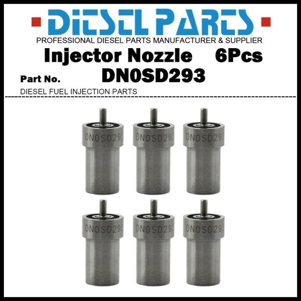 6Pcs Fuel Injector Nozzle DN0SD293 for VW Audi 072130201B 068130201B 068130201C