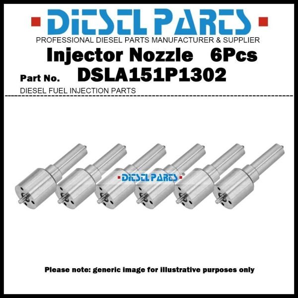 6Pcs Fuel Injector Nozzle 0433175387 DSLA151P1302 for Deutz BF4M2012 BF6M2012