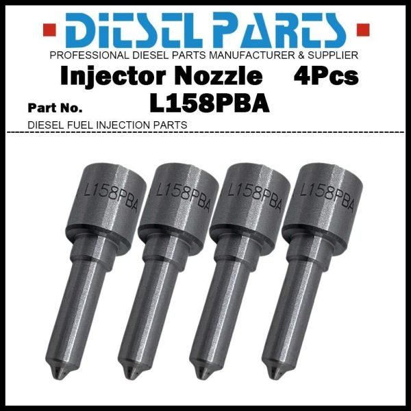4x Fuel Injector Nozzle L158PBA for JCB 3C 3CX 3DX 4C 4CX LJBB04101A 320/06835?