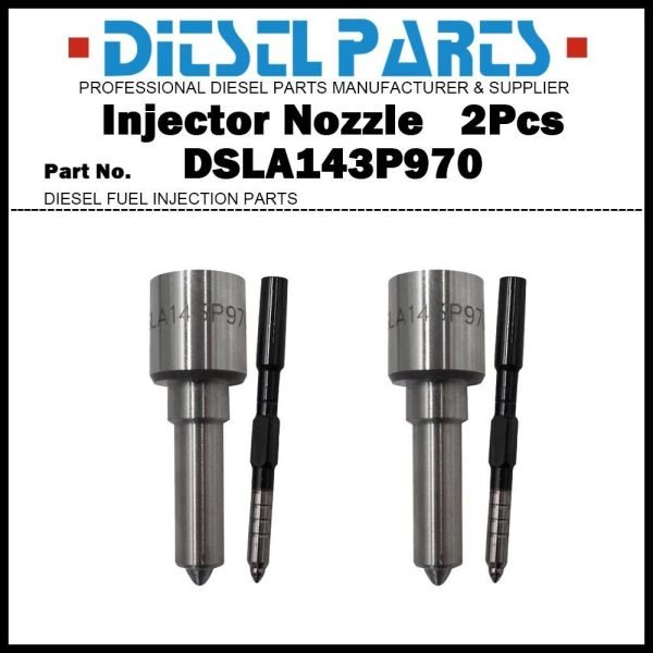 2Pcs Diesel Injector Nozzle DSLA143P970 for IVECO EuroCargo 3.9d 5.9d 0445120007