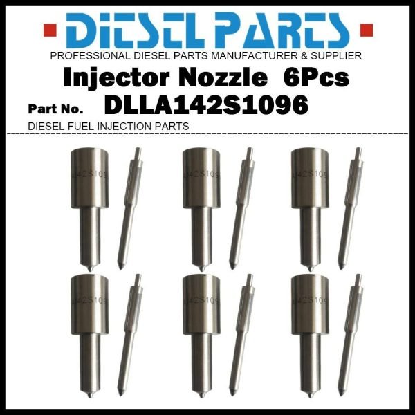 6x Injector Nozzle DLLA142S1096 for Mercedes Benz L1214 L1414 L1614 OF1115 O364