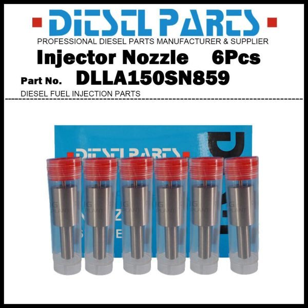 6x Fuel Injector Nozzle DLLA150SN859 for Hino 500 Ranger FC3H / H07C H07D H07CT