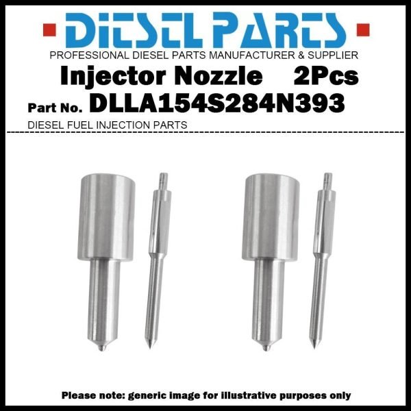 2 Fuel Injector Nozzle DLLA154S284N393 for ISUZU Elf Forward 4BD1 6BD1 4BG1 6BG1