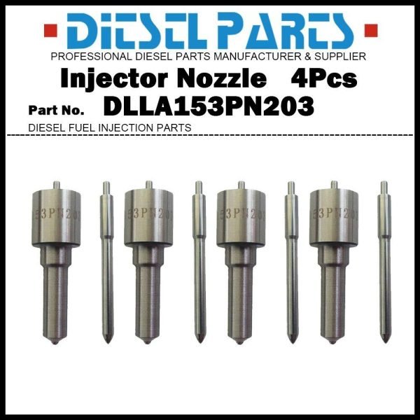 4x Fuel Injector Nozzle 105017-2030 DLLA153PN203 for ISUZU N Series 4JB1 4JB1TC