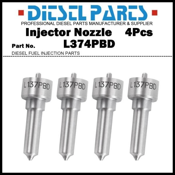 4Pcs Injector Nozzle L137PBD for Kia Bongo Carnival 2.9d 33801-4X800 EJBR02901D