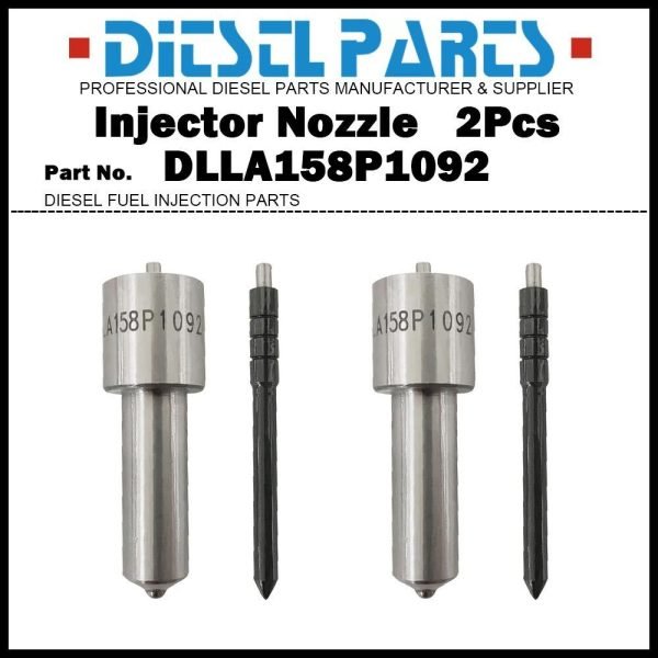 2x Fuel Injector Nozzle DLLA158P1092 for Isuzu 4HK1 6HK1 095000-5341 095000-6367