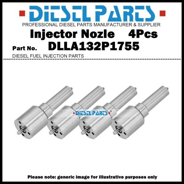 4Pcs Fuel Injector Nozzle Tips DLLA132P1755 0433172074 for Case Farmall 80 3.9L